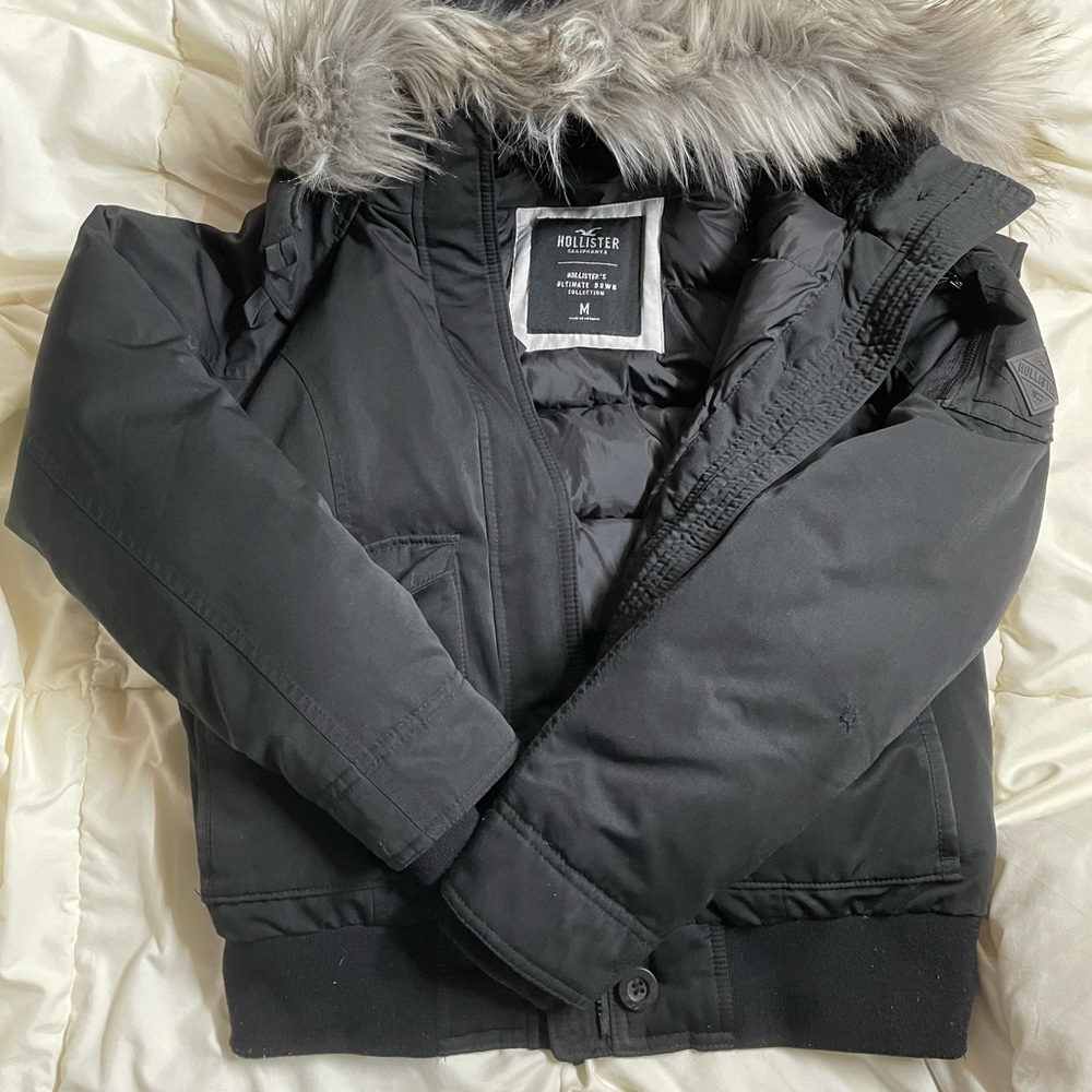 Hollister All Weather Down Bomber Jacket